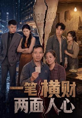 一笔横财，两面人心封面