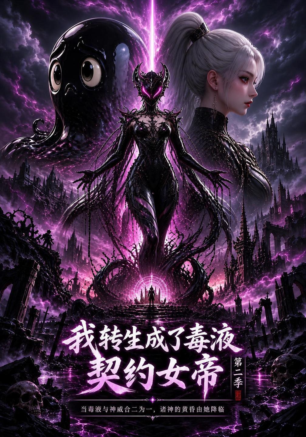 我转生成了毒液，契约女帝第二季封面